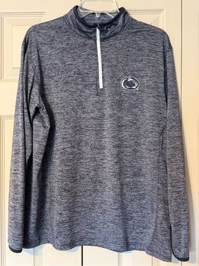 Penn State Men's Quarter Zip Football Nittany Lions  Pullover Size Medium